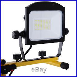 10000 Lumen Dual Head Weather Resistant LED Work Lights with Tripod Stand USA
