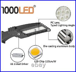 1000LED 100W LED Shoebox Light Parking Lot Light, 5000K, AC110-277V Street Light
