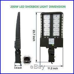 1000LED 200W LED Parking Lot Light (600W Eq) IP66 Waterproof LED Street Light