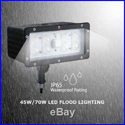 1000LED 70W LED Flood Light Outdoor Waterproof Knuckle Lighting Daylight 5000K