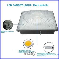 1000LED LED Canopy Light 45W 4 Pack IP65 for Parking Garages AC120-277V UL DLC