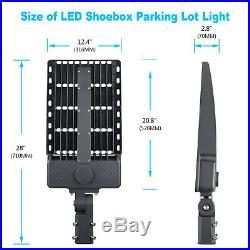 1000W-1500W MH/HPS Parking Lot Replacement 300W LED Shoebox Light Slip Fitter UL