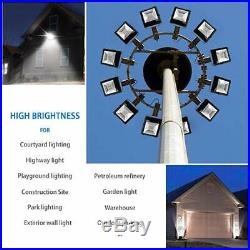 1000W HPS Parking Lot Area Light Replacements 200W LED Flood Lights Fixture DLC