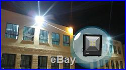 1000W HPS Parking Lot Area Light Replacements 200W LED Flood Lights Fixture DLC