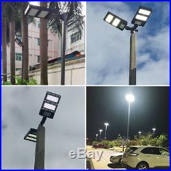 1000W Metal Halide Equiv LED Parking Lot Shoebox Lights 120V-277V Slip Fit Mount