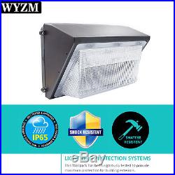 100W 125W LED Wall Pack with Dusk-to-dawn Photocell, Outdoor Commercial Lighting