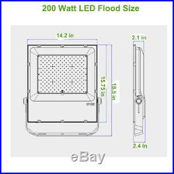 100W 150W 200W LED Flood Light (250W-600W MH Equiv.) 5000K IP65 DLC UL Approved