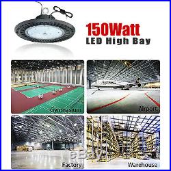 100W 150Watt Dimmable UFO High Bay LED Warehouse Shop Light High Low Bay Fixture