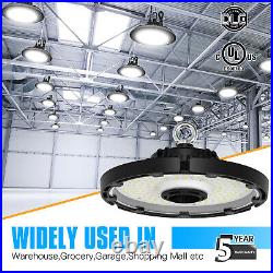 100W-240W UFO LED High Bay lights Warehouse dimmable IP65 factory shop lightings
