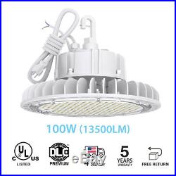 100W 4000K UFO LED High Bay Warehouse Light fixture Lamp factory shop lighting
