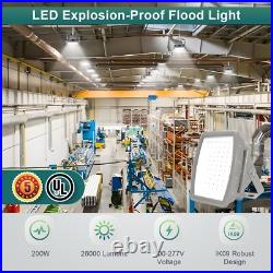100W Explosion Proof LED Flood Light for Hazardous Gas Station Warehouse Airport