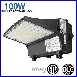 100W Full Cut-Off LED Wall Pack Light Outdoor 5000K Building light 13000LM