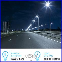 100W LED Pole Light With Photocell 5700K Shoebox, Street Light Fixtures
