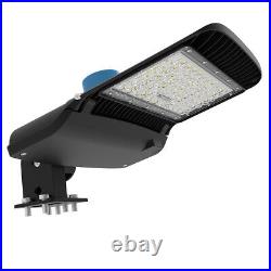 100W Led Parking Lot Light Dusk to Dawn Led Shoebox Area Light Photocell 5000K
