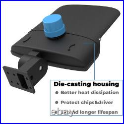 100W Led Parking Lot Light Dusk to Dawn Led Shoebox Area Light Photocell 5000K