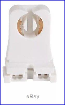 100 Non-shunted UL Listed T8 Lamp Holder Tombstone Sockets LED Fluorescent Tube