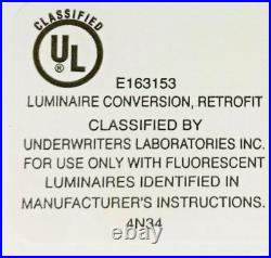 100 Retrofit Kit Brackets 8' 2 Bulb T12 Light Strip Conversion To T8 4' Tube LED