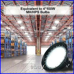 100 Watts UFO LED Light High Bay 5000K Warehouse Industrial Lighting AC 100-277V