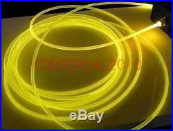 100m 6mm sideglow light flexible fiber optic light cable outdoor & indoor lamp