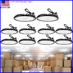 10PACK 200W LED UFO High Bay Light HighBay LED Shop Commercial Warehouse Light