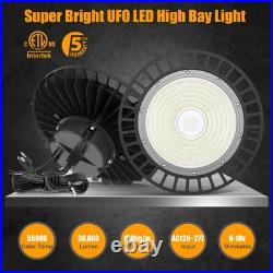 10PACK Led UFO High Bay Light US PLUG 200W 30000LM Industrial Gym Warehouse Lamp