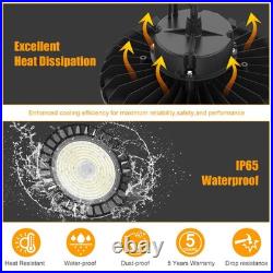 10PACK Led UFO High Bay Light US PLUG 200W 30000LM Industrial Gym Warehouse Lamp