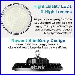 10Pack 100W UFO Led High Bay Light Commercial Industrial Warehouse Light Fixture