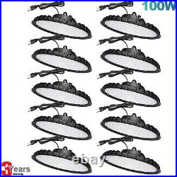 10Pack 100W UFO Led High Bay Light Shop Work Warehouse Industrial Garage Lights