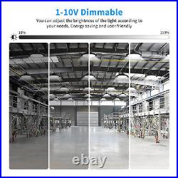 10Pack 150W UFO LED High Bay Light Dimmable Industrial Warehouse Lamp AC100-277V
