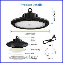 10Pack 150W UFO LED High Bay Light Dimmable Industrial Warehouse Lamp AC100-277V