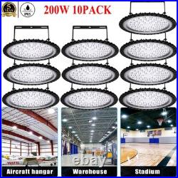 10Pack 200W 200 Watt UFO LED High Bay Light Commercial Bay Lighting Garage Lamp