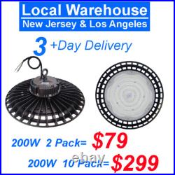 10Pack 200W UFO LED High Bay Light Industrial Commercial Factory Warehouse Shop