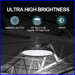 10Pack 200W UFO Led High Bay Light Factory Industrial Warehouse Shop Light 6000K