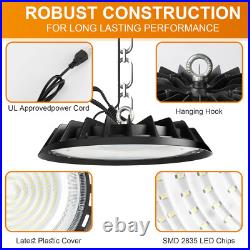 10Pack 200W UFO Led High Bay Light Industrial Commercial Warehouse Factory Light
