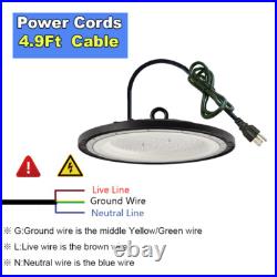 10Pack 200 Watt Led UFO High Bay Light Industrial Factory Warehouse Garage Light