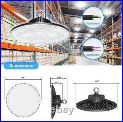 10Pack 240W LED UFO High Bay Light Dimmable Warehouse Led Shop Light AC277-480V