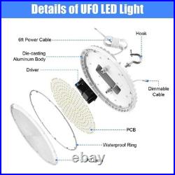 10Pack 240W UFO LED High Bay Light Factory Warehouse Commercial Lighting 36000LM