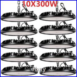 10Pack 300W Led UFO High Bay Light Industrial Commercial Factory Warehouse Light