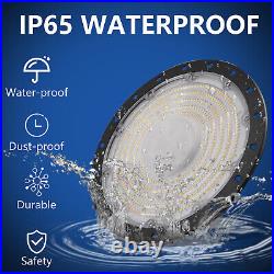 10Pack 300W UFO LED High Bay Light Warehouse Factory Commercial Fixture Dimmable
