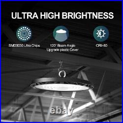 10Pack 300W UFO Led High Bay Light 300Watt Commercial Industrial Warehouse Light