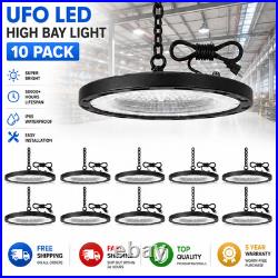 10Pack 300W UFO Led High Bay Light Commercial Industrial Factory Warehouse Light