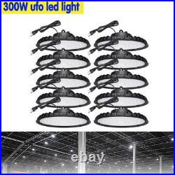 10Pack 300W UFO Led High Bay Light Commercial Industrial Warehouse Factory Light