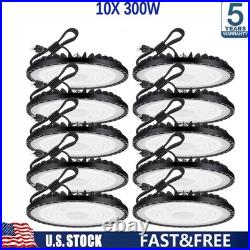 10Pack 300W UFO Led High Bay Light Commercial Warehouse Industrial Factory Light