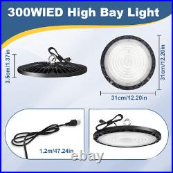 10Pack 300W UFO Led High Bay Light Industrial Commercial Factory Warehouse Light