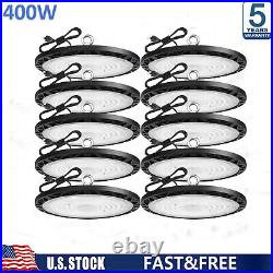 10Pack 400W UFO Led High Bay Light Factory Warehouse Commercial Led Shop Lights