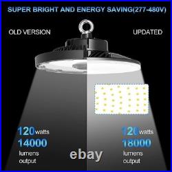 (10Pack) AC277-480V LED UFO High Bay Light 240W Dimmable Warehouse Shop Lighting