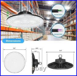 (10Pack) AC277-480V LED UFO High Bay Light 240W Dimmable Warehouse Shop Lighting