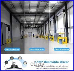 (10Pack) AC277-480V LED UFO High Bay Light 240W Dimmable Warehouse Shop Lighting