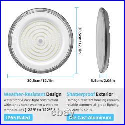 10Pack LED 300W UFO High Bay Lights Warehouse Factory Shop GYM Lamp Super Bright