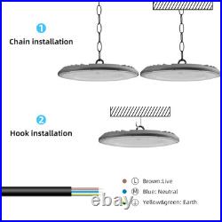 10Pack LED 300W UFO High Bay Lights Warehouse Factory Shop GYM Lamp Super Bright